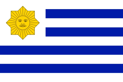Uruguay national team flag