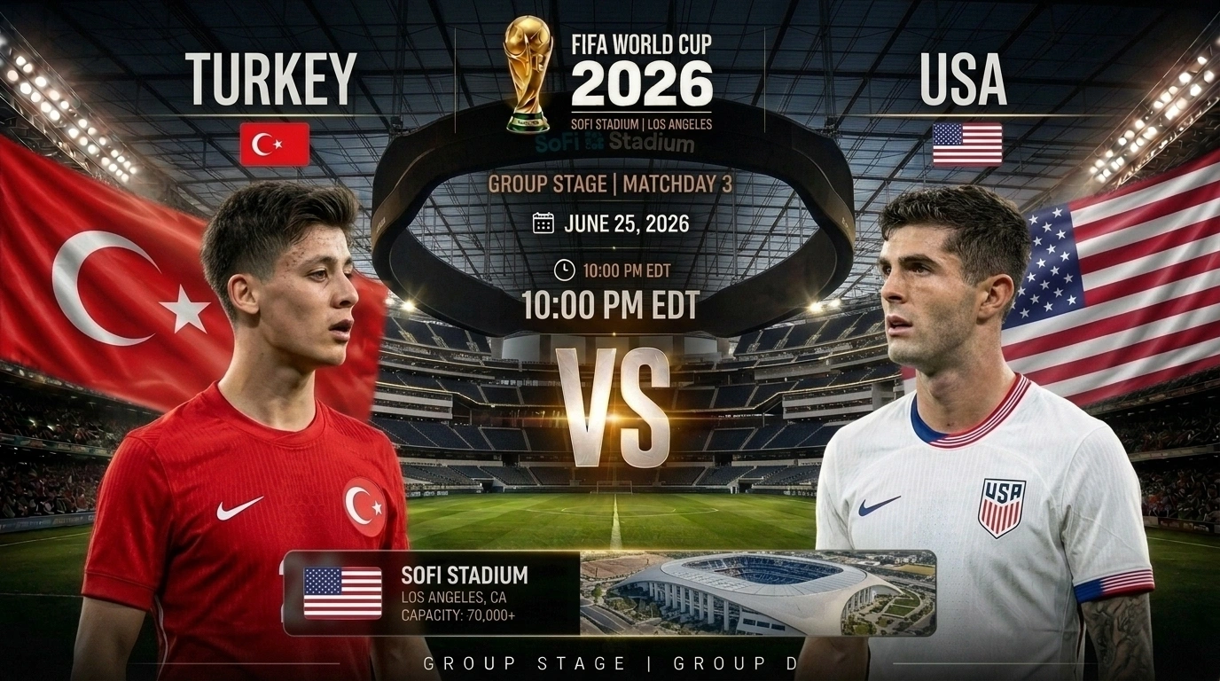 Turkey vs USA World Cup 2026 Matchday 3 preview